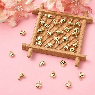 30Pcs 5 Style Alloy Charms FIND-CJ0001-45-1