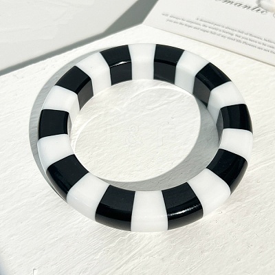Resin Bangles BJEW-H600-58B-09-1