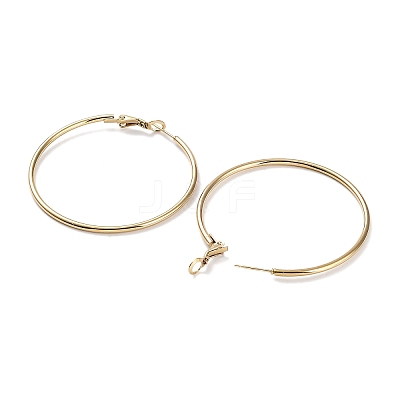 Ring 304 Stainless Steel Hoop Earrings for Women Men EJEW-B049-02F-G-1