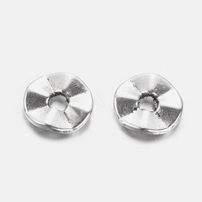 Tibetan Style Wavy Spacer Beads X-TIBEB-A101871-AS-FF-1