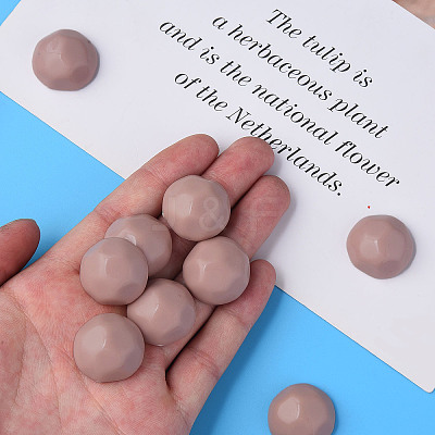 Opaque Acrylic Cabochons MACR-S373-138-A13-1