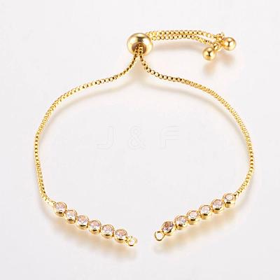 Brass Chain Bracelet Making MAK-P007-03-03G-1