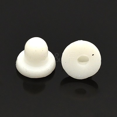 Plastic Clip on Earring Pads X-KY-F002-03-1