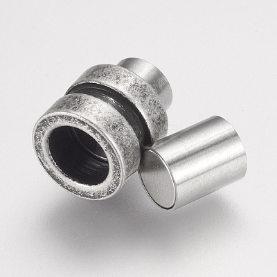 304 Stainless Steel Magnetic Clasps STAS-E144-052AS-1