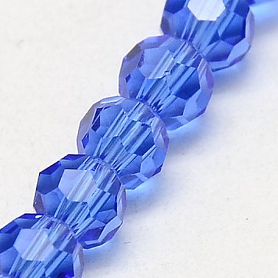 Glass Beads Strands EGLA-J042-8mm-02-1