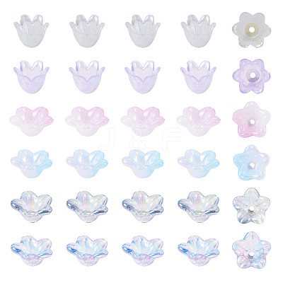Acrylic Bead Caps OACR-TA0014-45A-1