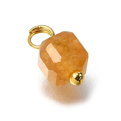 Natural Colorful Tourmaline Faceted Table Cut Cube Charms X-PALLOY-JF04367-01-1