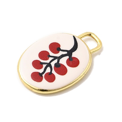 Printed Brass Pendants KK-K274-07G-19-1
