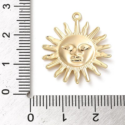 Brass Pendants KK-O100-06G-1