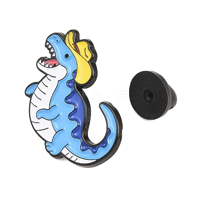 Cowboy Dinosaur Alloy Enamel Pins JEWB-G046-04C-1