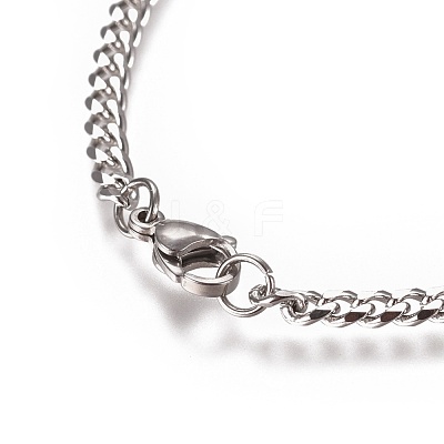 Tarnish Resistant Men's Curb Chain BJEW-E369-14C-1