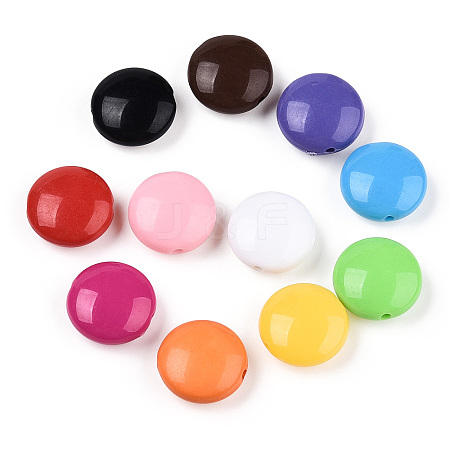 Opaque Acrylic Beads MACR-N017-09-1