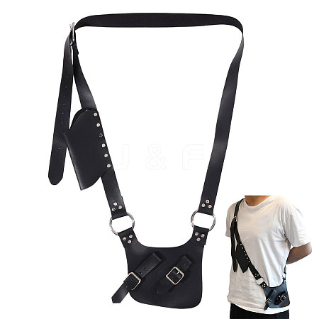 Medieval PU Leather Gun Holster AJEW-WH0606-009B-1