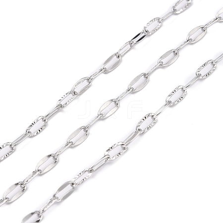 Tarnish Resistant 304 Stainless Steel Cable Chains CHS-D033-05P-01-1