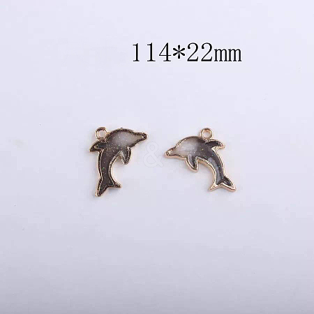 Alloy Enamel Pendants ENAM-TAC0001-38LG-01-1