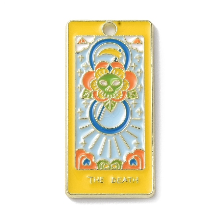 Alloy Enamel Pendants X-ENAM-K070-03G-06-1