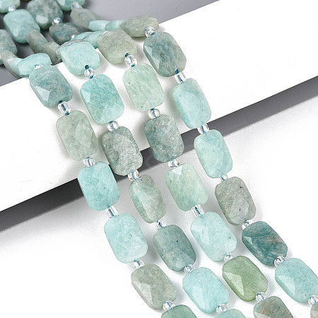 Natural Amazonite Beads Strands G-T139-73-1