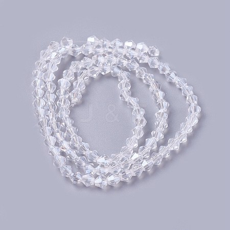 Imitation Crystal Glass Beads Strand YS-TAC0002-01-4mm-1