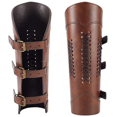Adjustable Imitation Leather Cord Bracelet AJEW-WH0010-55B-1