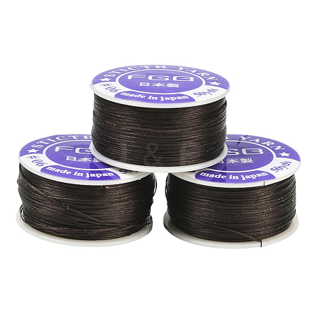 3 Rolls Special Coated Nylon Beading Threads for Seed Beads OCOR-PA0001-02A-1