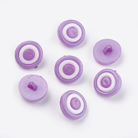 Acrylic Shank Buttons X-BUTT-E016-A-03-1