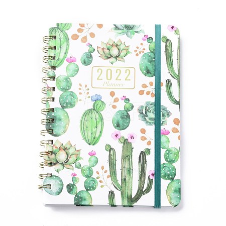 2022 Spiral Notebook with 12 Month Tabs AJEW-H132-01A-1