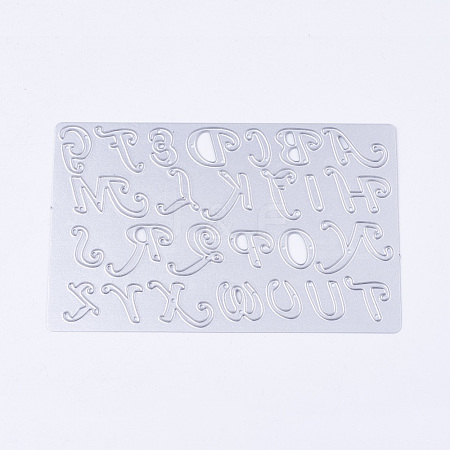 Letter Frame Metal Cutting Dies Stencils DIY-WH0030-02-1