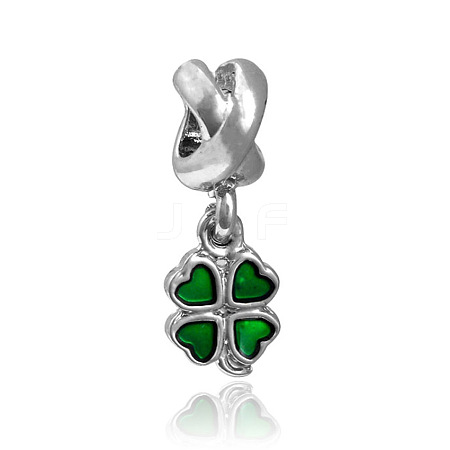 Alloy European Dangle Charms CLOV-PW0001-087B-1