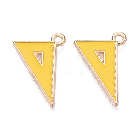 Alloy Enamel Pendants ENAM-Q004-01KCG-12-1