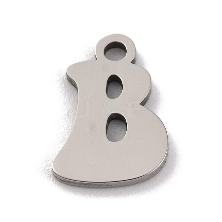 Non-Tarnish 201 Stainless Steel Charms STAS-U016-01P-B-1