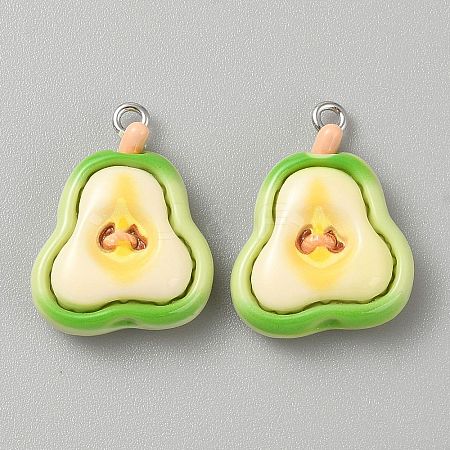 Opaque Resin Pendants LS-CRES-CJC0011-004F-P-1