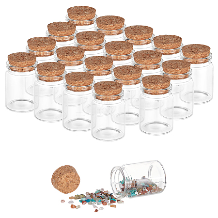 Glass Cork Bottles Ornament DIY-WH0430-987B-1