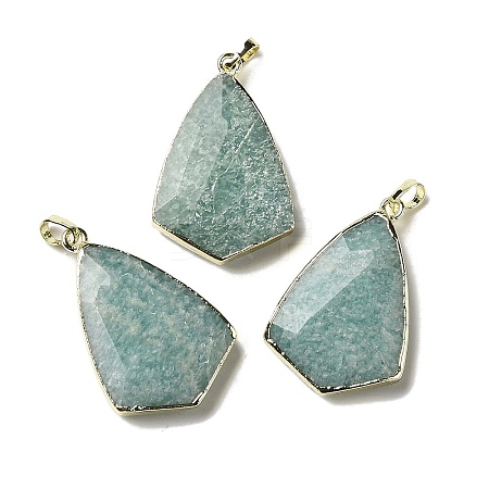 Natural Amazonite Pendants G-A099-01G-01-1