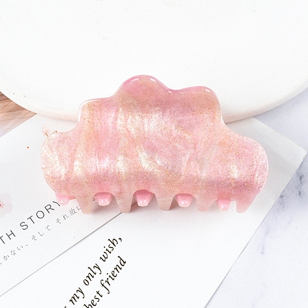 Cloud Shape PVC Plastic Claw Hair Clips PW-WG90856-05-1