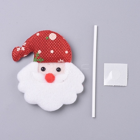 Father Christmas Shape Christmas Cupcake Cake Topper Decoration DIY-I032-04-1