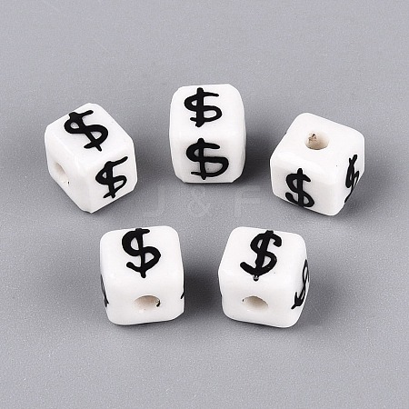 Handmade Porcelain Beads PORC-N012-13A-1