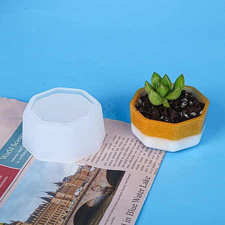 DIY Flower Pot Silicone Molds DIY-P010-45-1