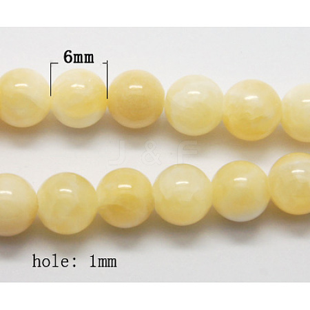 Natural Yellow Jade Beads X-G-Q276-1-1