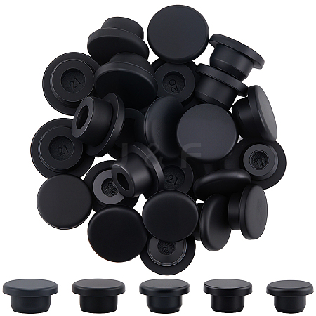 30Pcs 5 Styles Silicone Hole Plugs AJEW-GF0011-63D-1