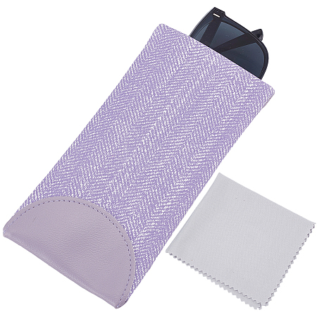 1Pc Rectangle PVC Eyeglass Cases AJEW-CN0005-83B-1