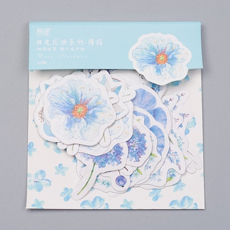 Flower Series Decals DIY-WH0161-38F-1