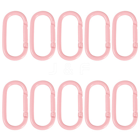 10Pcs Alloy Spring Gate Rings FIND-TA0009-25D-1