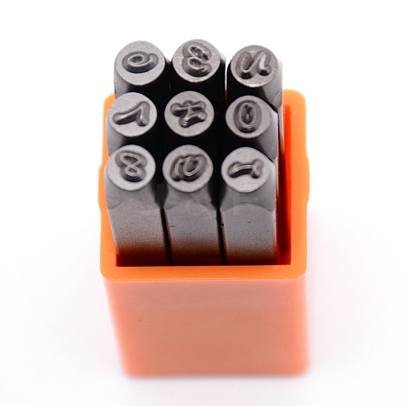 Carbon Steel Stamps AJEW-WH0092-17-1