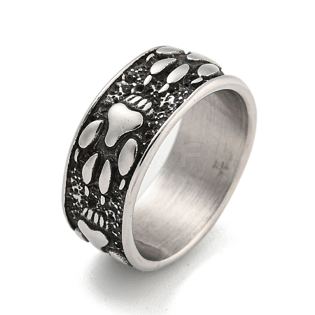 304 Stainless Steel Ring RJEW-B055-10AS-1