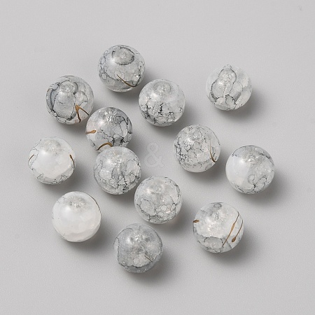 Handmade Drawbench Lampwork Beads FIND-WH0152-572D-1