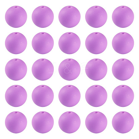 50Pcs Food Grade Eco-Friendly Silicone Beads SIL-TADJ0001-03B-1