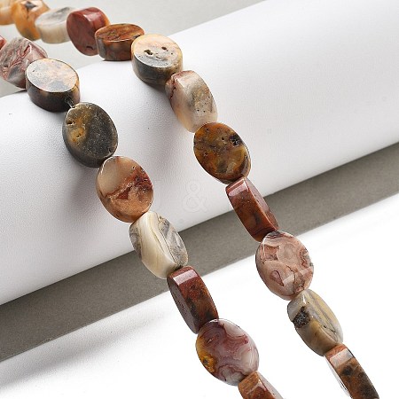 Natural Crazy Agate Beads Strands G-P559-B28-01-1