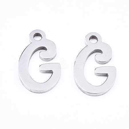 Non-Tarnish 201 Stainless Steel Charms STAS-T044-217P-G-1