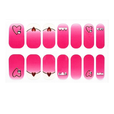 Full Cover Nombre Nail Stickers MRMJ-S060-ZX3342-1