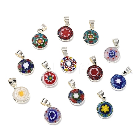 Handmade Lampwork Pendants LAMP-D002-03B-S-1